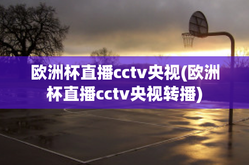 欧洲杯直播cctv央视(欧洲杯直播cctv央视转播)