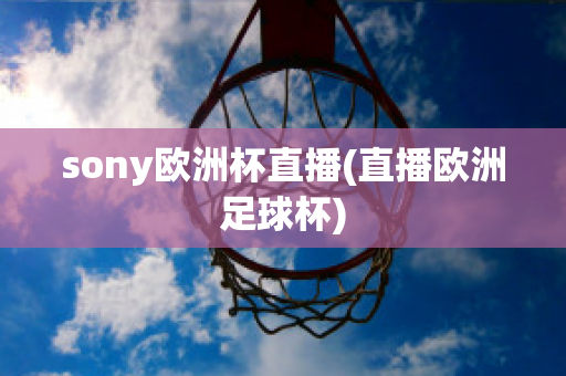 sony欧洲杯直播(直播欧洲足球杯)