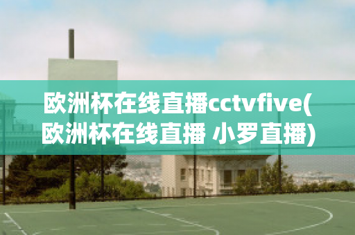 欧洲杯在线直播cctvfive(欧洲杯在线直播 小罗直播)