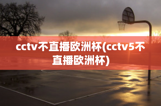 cctv不直播欧洲杯(cctv5不直播欧洲杯)