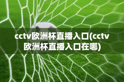 cctv欧洲杯直播入口(cctv欧洲杯直播入口在哪)