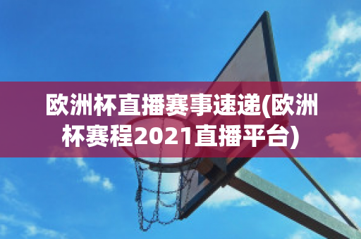 欧洲杯直播赛事速递(欧洲杯赛程2021直播平台)