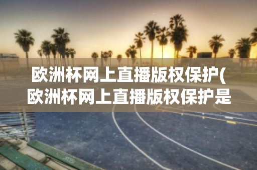 欧洲杯网上直播版权保护(欧洲杯网上直播版权保护是什么)