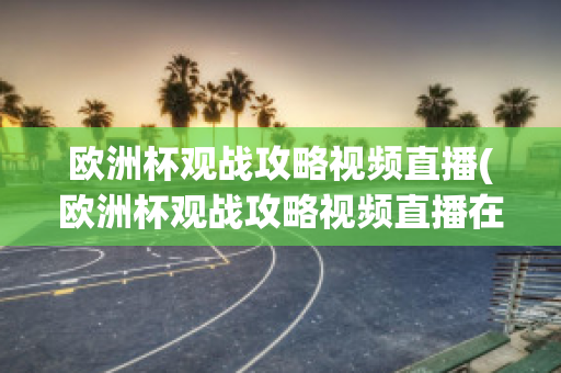 欧洲杯观战攻略视频直播(欧洲杯观战攻略视频直播在线观看)