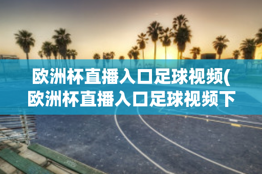 欧洲杯直播入口足球视频(欧洲杯直播入口足球视频下载)