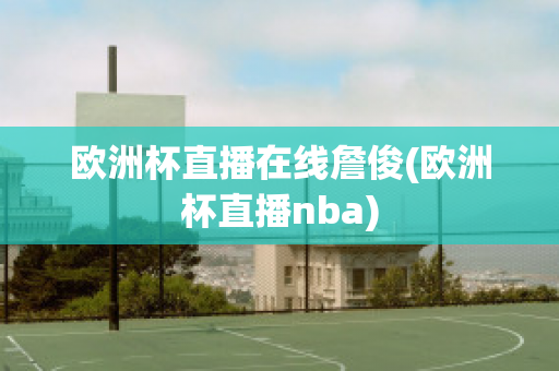 欧洲杯直播在线詹俊(欧洲杯直播nba)