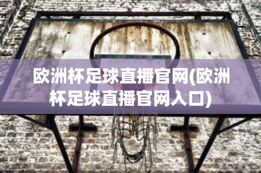 欧洲杯足球直播官网(欧洲杯足球直播官网入口)