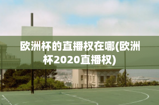 欧洲杯的直播权在哪(欧洲杯2020直播权)