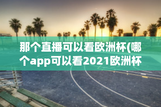 那个直播可以看欧洲杯(哪个app可以看2021欧洲杯直播)