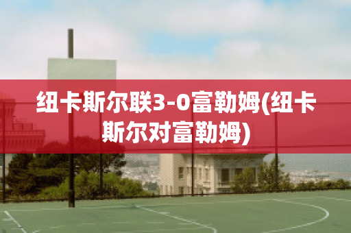 纽卡斯尔联3-0富勒姆(纽卡斯尔对富勒姆)