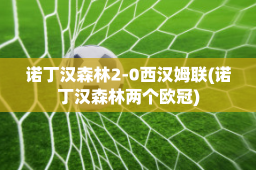 诺丁汉森林2-0西汉姆联(诺丁汉森林两个欧冠)