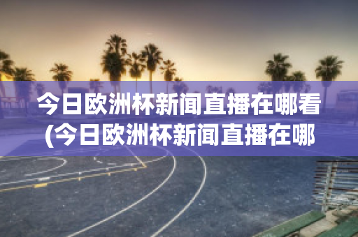 今日欧洲杯新闻直播在哪看(今日欧洲杯新闻直播在哪看回放)