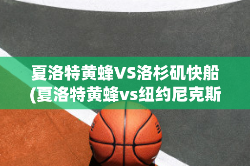 夏洛特黄蜂VS洛杉矶快船(夏洛特黄蜂vs纽约尼克斯)