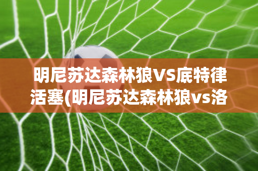 明尼苏达森林狼VS底特律活塞(明尼苏达森林狼vs洛杉矶湖人)