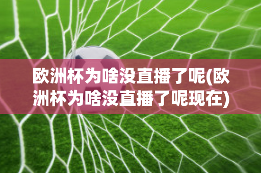 欧洲杯为啥没直播了呢(欧洲杯为啥没直播了呢现在)