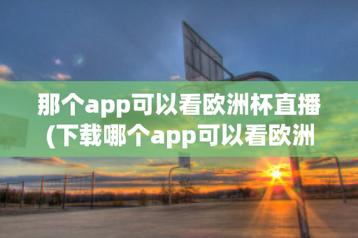 那个app可以看欧洲杯直播(下载哪个app可以看欧洲杯直播)