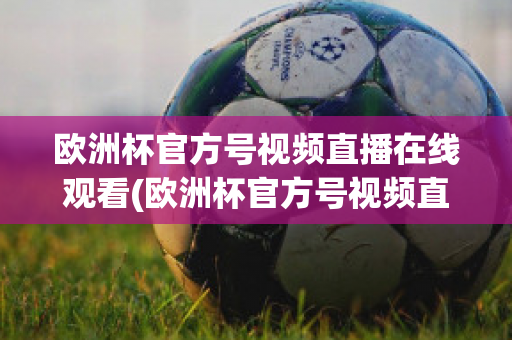 欧洲杯官方号视频直播在线观看(欧洲杯官方号视频直播在线观看下载)