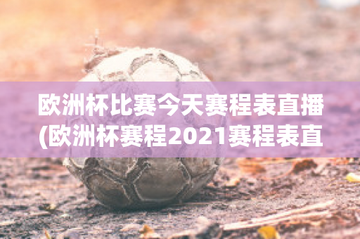 欧洲杯比赛今天赛程表直播(欧洲杯赛程2021赛程表直播吧)