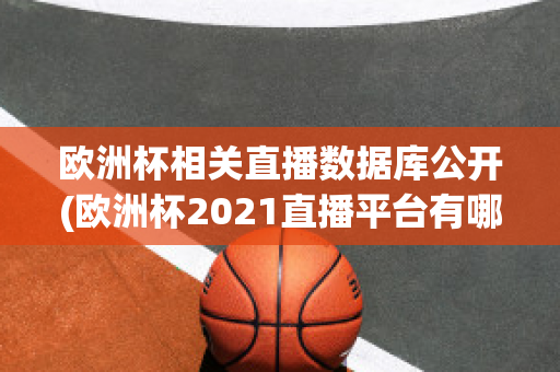 欧洲杯相关直播数据库公开(欧洲杯2021直播平台有哪些)