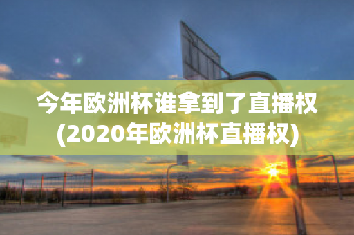 今年欧洲杯谁拿到了直播权(2020年欧洲杯直播权)