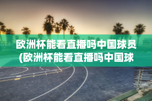 欧洲杯能看直播吗中国球员(欧洲杯能看直播吗中国球员名单)