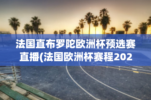 法国直布罗陀欧洲杯预选赛直播(法国欧洲杯赛程2021赛程表)