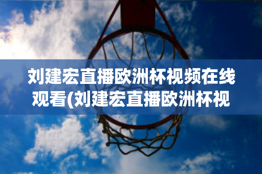 刘建宏直播欧洲杯视频在线观看(刘建宏直播欧洲杯视频在线观看下载)