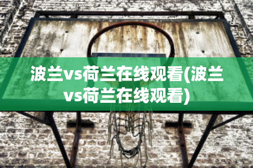 波兰vs荷兰在线观看(波兰vs荷兰在线观看)