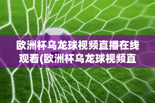 欧洲杯乌龙球视频直播在线观看(欧洲杯乌龙球视频直播在线观看免费)