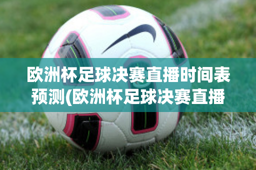 欧洲杯足球决赛直播时间表预测(欧洲杯足球决赛直播时间表预测结果)