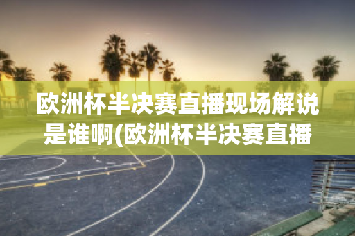 欧洲杯半决赛直播现场解说是谁啊(欧洲杯半决赛直播现场解说是谁啊英文)