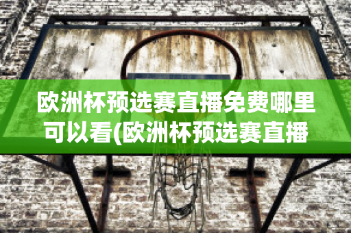 欧洲杯预选赛直播免费哪里可以看(欧洲杯预选赛直播免费哪里可以看啊)