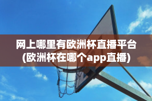 网上哪里有欧洲杯直播平台(欧洲杯在哪个app直播)