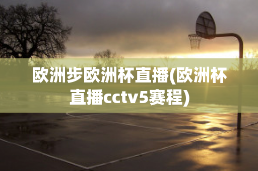 欧洲步欧洲杯直播(欧洲杯直播cctv5赛程)