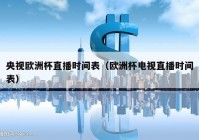 欧洲杯cctv直播时间:欧洲杯cctv几直播